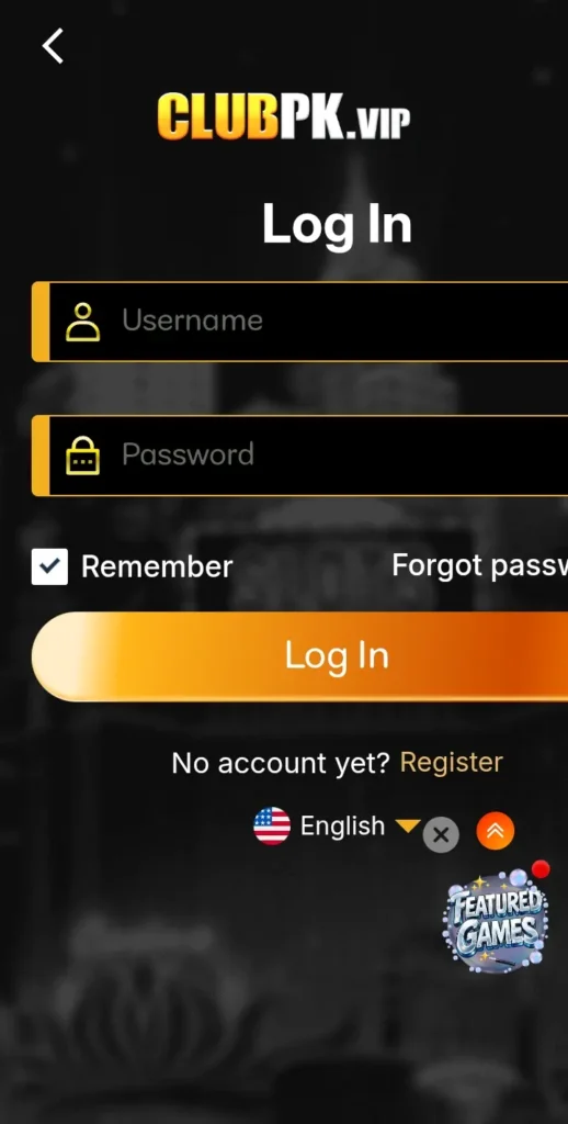 Clubpk Game registration