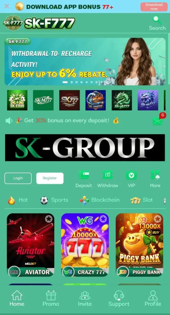 SKF 777 Game interface