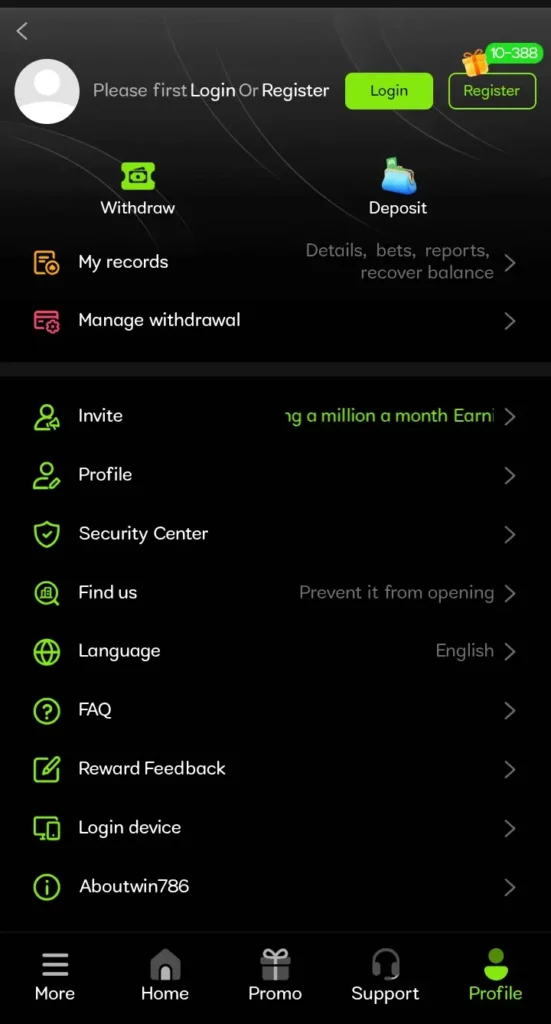 Win786 Game app