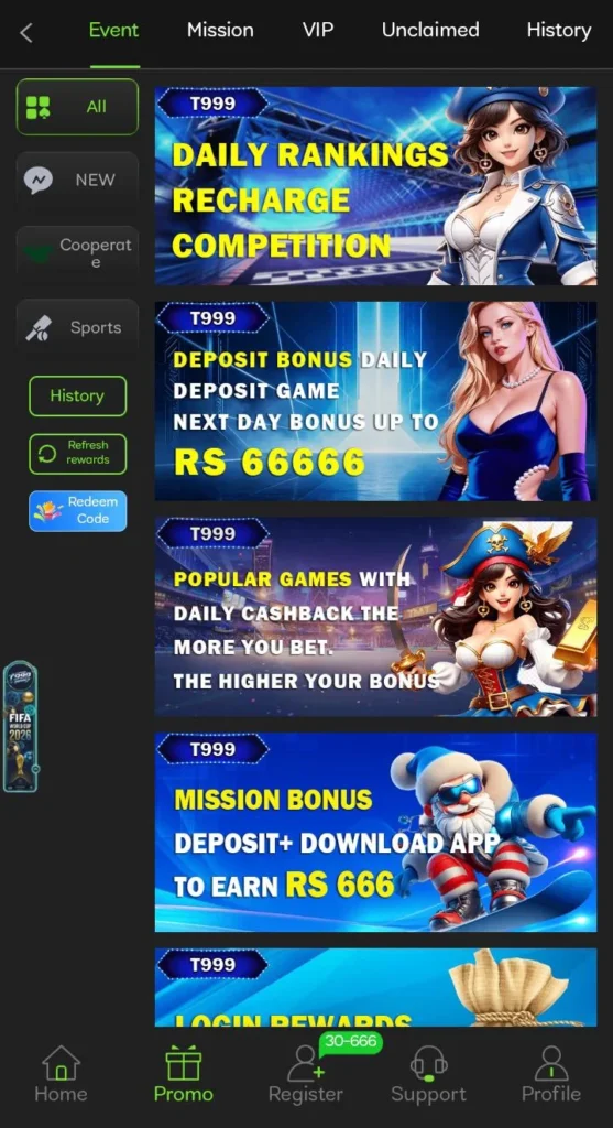 T9 99 Game bonus